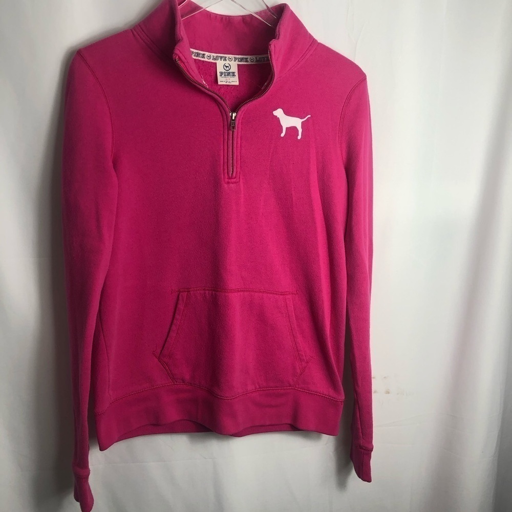 Victori Secret PINK 3/4 zip pullover 0553